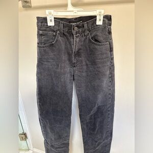 Denim Forum Relaxed Black-Grey Washed Men's Jeans